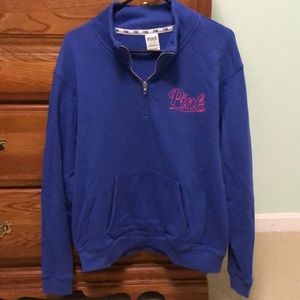 Blue Quarter Zip